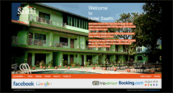 Desktop Screenshot of hotelsaathinepal.com