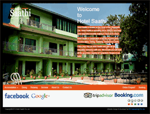 Tablet Screenshot of hotelsaathinepal.com